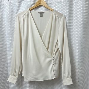 H&M Low cut crossover blouse